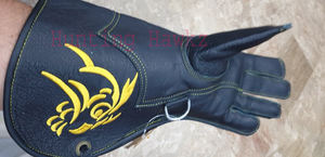 OEM Chasse Hawkz 30cm Long Cuir de vachette Aigle Hibou Gilet Respirant Technologie Cordura avec Logo Personnalisé Gant Printemps - Product Image 2