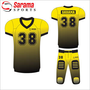 Nouveau style meilleurs ensembles d'uniformes de football américain de haute qualité maillots de football américain sur mesure, - Product Image 1