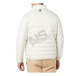 Chaqueta acolchada con estilo para hombre, OEM chaqueta de invierno, bombardero acolchado de gran tamaño hecho a medida con logotipo, ropa de tela de lona de alta calidad - Product Image 5
