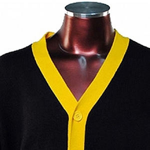 Vêtements chauds col en v tricot femmes et hommes pull broderie cardigan à paillettes manches longues pull en tricot de femmes - Product Image 2