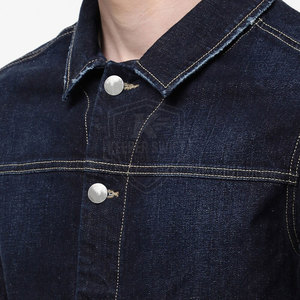 Chaqueta de Mezclilla para Hombre de Manga Larga, Nueva Llegada de Fábrica, Chaqueta de Mezclilla para Hombre Personalizada al por Mayor - Product Image 6