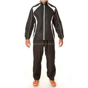 Combinaison de survêtement OEM pour homme, survêtement de sport avec logo personnalisé, noir et gris, Tech Fleech, ensemble de jogging deux pièces pour homme - Product Image 6