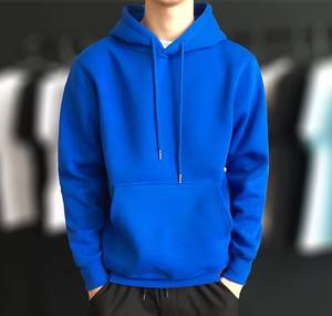 Usine directe hommes haute qualité vêtements épais sweats à capuche surdimensionnés Logo personnalisé 100% coton lourd unisexe sweats à capuche sweat - Product Image 3