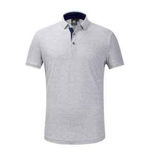 Hombres transpirables de talla grande para Polos Ropa DE TRABAJO personalizada Personal Tops Patrón sólido Impreso Tela de punto - Product Image 5