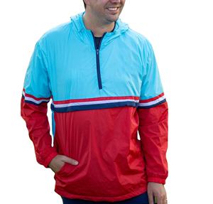 Chaqueta Cortavientos de Invierno Reversible de Nailon con Bloques de Color Personalizados, Impermeable, para Correr, con Capucha, para Hombre, Informal, con Bordado y Cremallera - Product Image 2