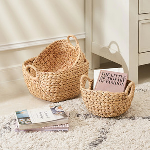 Panier de rangement pour vêtements en jacinthe d'eau fait main, fournisseur Vietnamien - Product Image 6