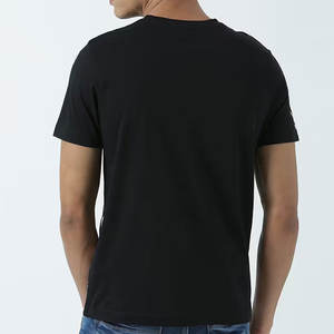 Chemise à manches courtes anti-boulochage, légère, à col contrasté, durable, en coton biologique personnalisé, pour homme, impression numérique directe sur textile - Product Image 3