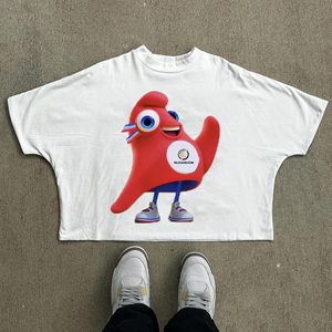 Casual Wear ODM Cropped Boxy Fit <b>Men's</b> <b>T</b>-<b>shirt</b> Casual Oversized Tshirt Blank Custom <b>t</b> <b>Shirt</b> for <b>Men</b> - Product Image 2