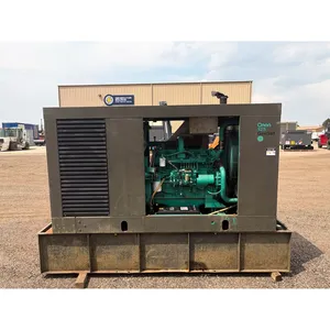 Groupe électrogène diesel industriel triphasé d'occasion 125 kW 480 V, groupe électrogène de secours commercial fermé - Product Image 3