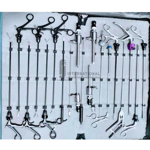 Calidad superior 28 piezas Manual cirugía laparoscópica pinzas de agarre endoscopia conjunto de instrumentos quirúrgicos certificado CE Clase I - Product Image 5