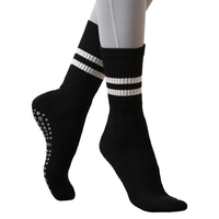 Chaussettes de football antidérapantes pour hommes, personnalisées, de performance sportive, en polyester/coton, antibactériennes, pour la vente en gros