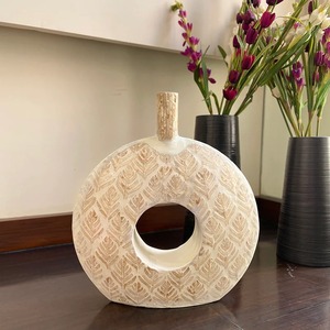 Accessoires de décoration intérieure Vase à fleurs en mosaïque personnalisé Mère-de-perle MOP Vases décoratifs bohèmes - Product Image 5