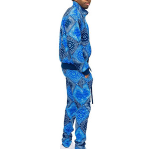 Nouveau modèle Ensemble de survêtement décontracté à manches longues pour hiver 100% coton pour hommes, respirant, motif uni, couleur personnalisée imprimée, en vente - Product Image 5