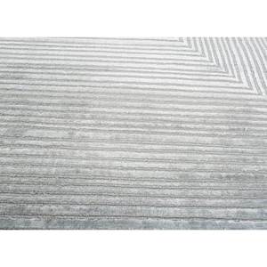 Alfombra Azul Azalea Anudada a Mano de Lana y Seda de Bambú con Patrón Geométrico y Abstracto para el Hogar o la Habitación de Adolescentes Modelo Aiwb-3084 - Product Image 3