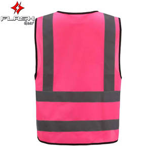 Chaleco de Seguridad Reflectante de Alta Visibilidad con Logotipo Personalizado, ANSI Clase 1, Impermeable, para Construcción y Saneamiento - Product Image 3