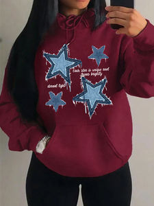 Pull-over sportif ample gris pour femme, vêtements d'hiver, sweat-shirts bon marché pour femmes, cadeau - Product Image 2