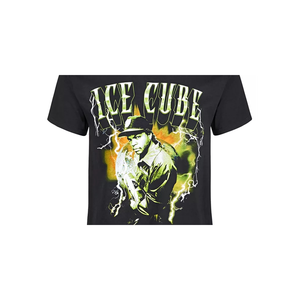 T-shirt Grafica da Uomo Merch in Cotone 100% Stile Hip Hop Ricamato Traffic & Ice Cube Taglia XL Nero - Product Image 2