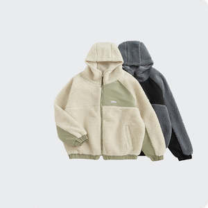 Sweat à capuche en polaire personnalisé avec logo personnalisé, sweat à capuche épais surdimensionné pour homme, sweat à capuche d'hiver - Product Image 4