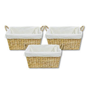 LA MEJOR VENTA Almacenamiento Eco-Chic: Cestas de jacinto de agua para cada espacio Exportar desde Vietnam - Product Image 1