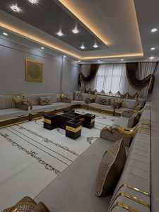 Sièges au sol orientaux, canapé ethnique, canapé Majlis arabe, canapé de style ottoman, ensemble Jalsa arabe, sièges au sol orientaux de luxe - Product Image 2