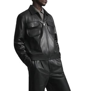 ชุดแจ็คเก็ตและกางเกงหนังแท้สำหรับผู้ชาย จัดส่งโดยตรง ชุดแจ็คเก็ตและกางเกงหนังคุณภาพสูง แจ็คเก็ตสำหรับผู้ชาย ปี 2026 - Product Image 1