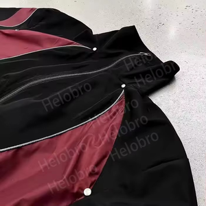 Survêtement personnalisé coupe-vent réfléchissant Baggy Jogging Veste surdimensionnée en polyester et nylon Coupe-vent Survêtement pour hommes - Product Image 3