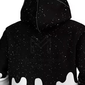 เสื้อกันหนาวมีฮู้ดสำหรับผู้ชายผ้าโพลีเอสเตอร์/ ผ้าฝ้ายย้อมสีล้วนดีไซน์ซับลิเมชันสำหรับฤดูหนาว - Product Image 6