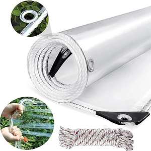 Telo Resistente <span class=keywords><strong>in</strong></span> Vinile <span class=keywords><strong>PVC</strong></span> <span class=keywords><strong>Trasparente</strong></span> Telone Impermeabile Anti-UV - Product Image 1