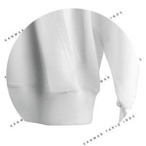 Venta al por mayor personalizado de los hombres de peso pesado pulóver con capucha 100% algodón sólido patrón con capucha recortada sudaderas con capucha hombres gruesos esenciales - Product Image 4