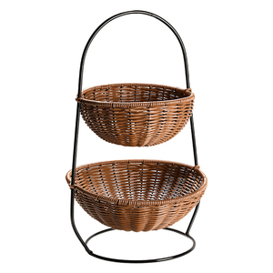 Cesta de Almacenamiento de Frutas y Verduras de Lujo, Cesta de Frutas de Metal Chapada en Oro, Decoración, Cesta de Frutas de Metal Chapada en Oro - Product Image 3