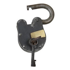 ล็อคสไตล์วินเทจพร้อมกุญแจล็อค2ปุ่มล็อคสภาพการทำงานการออกแบบที่ไม่ซ้ำกันที่ดีที่สุดล็อคโบราณกุญแจเหล็กและกุญแจ - Product Image 2
