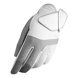 Couleurs personnalisées en cuir véritable respirant antidérapant imperméable gaucher droitier poignées hommes femmes vêtements de sport gants de golf - Product Image 6