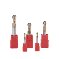 3.175mm 4mm 6mm 8mm robinet 25mm 4 cannelures CNC carbure boule nez fraise mèches fraise en bout outils de coupe pour Machine CNC