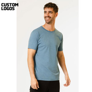 Wholesale Blank T Shirt Custom Logo 100% Cotton T-Shirt Men Plain Fit T-Shirt - Product Image 5