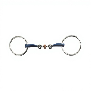 Bocados de Acero Inoxidable de Alta Calidad para Equitación, con Logotipo Personalizado, Anillo Suelto Duradero para Carreras de Caballos, Seguridad en la Monta y Establos - Product Image 1