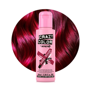 Tinta per Capelli Semipermanente Crazy Color Ruby Rouge, Vegana, Senza Ammoniaca, Colore Rosa a Lunga Durata - Product Image 1