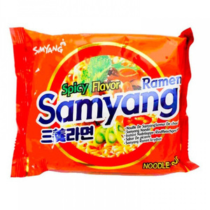 Samyang Extra <b>Spicy</b> Ramen 120 gm (1 Packet ) <b>Korean</b> <b>Noodles</b> - Product Image 2