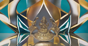 รูปปั้นรูปพระพิฆเนศทำจากทองเหลืองดีไซน์ทันสมัยเป็นมิตรกับสิ่งแวดล้อมสำหรับตกแต่งผนังประตูของขวัญสำหรับงานแต่งงานวันเกิดเทศกาลอีสเตอร์ - Product Image 5