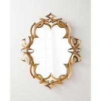 Miroir mural chic et moderne de qualité supérieure avec cadre en fer, lignes élégantes, tailles personnalisables, fait main, épaisseur 4 mm, sans électricité, décoration murale