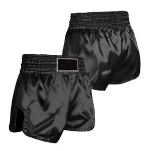 Shorts de boxe Muay Thai personnalisés en gros, shorts de combat de kickboxing, shorts de boxe MMA Muay Thai respirants personnalisés - Product Image 3