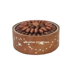 Luxury Wooden <b>Chocolate</b> Bowl Premium Quality Handmade Sweet Bowl Classic Stylish Designer <b>Chocolate</b> Bowl - Product Image 1