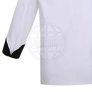 Logo personnalisé manteaux de chef uniformes de cuisine personnalisés pour les restaurants et les équipes de restauration portent - Product Image 6