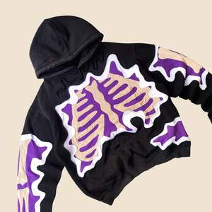 Sweats à capuche pour hommes les plus vendus impression bouffante nouveau design techniques brodées fabriqué au Pakistan bas quantité minimale de commande vente en gros hiver éponge strass - Product Image 5