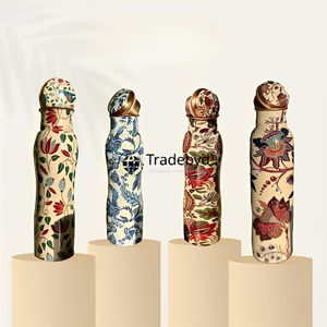 Botella de cobre sostenible para objetivos de hidratación diarios, regalo tradicional y elegante para una vida saludable Tradebyd - Product Image 6