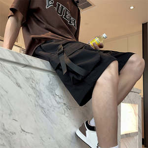 2024 Cargo été nouveaux hommes Shorts sport Fitness respirant Cargo Shorts hommes 6 poches Cargo cordon Shorts Logo personnalisé - Product Image 2