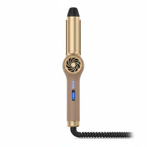 Nouveau fer à friser électrique en céramique rotatif avec affichage de la température LED, baguette chauffante professionnelle pour cheveux secs - Utilisation en hôtel - Product Image 4