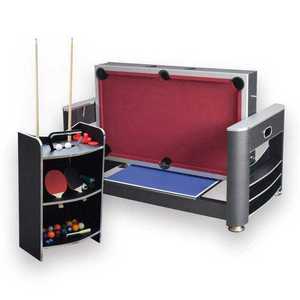 Table de sport 3-en-1 de qualité STANDARD : Pockey-Air/Hockey-Billiards/Tennis de table - Product Image 1