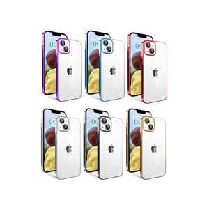 เคสซิลิโคนเน็ตซี่ พรีเมียมสำหรับไอโฟน 14 13 โปร-อีเลคโทรเพลทป้องกันกล้องและกรอบสี - Product Image 2