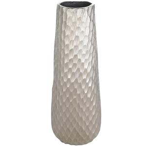Vase en métal de design haut de gamme par le fabricant de confiance Meilleur pour les mariages et les fêtes Décoratif avec des tailles de 14X30X14 cm - Product Image 4