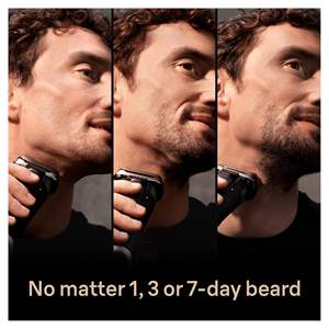 Rasoir électrique pour hommes, tondeuse de précision pour cheveux longs, utilisation humide/sèche, autonomie 60 min, support de charge, étanche IPX7, interface en allemand - Product Image 5